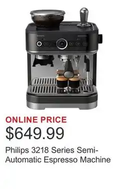 Costco Philips 3218 Series Semi-Automatic Espresso Machine offer