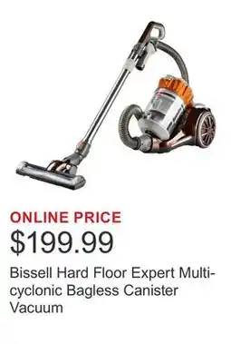 Costco Bissell Hard Floor Expert Multi-cyclonic Bagless Canister Vacuum offer