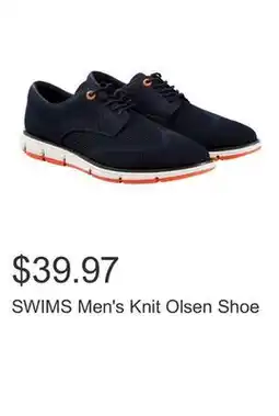 Costco SWIMS Men's Knit Olsen Shoe offer