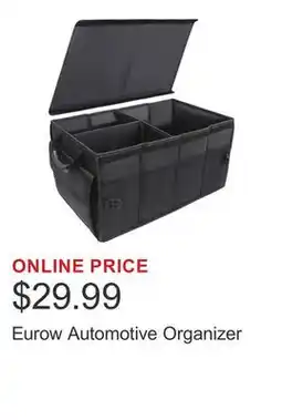Costco Eurow Automotive Organizer offer