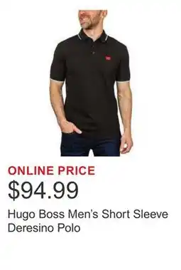 Costco Hugo Boss Men's Short Sleeve Deresino Polo offer