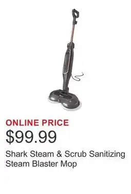 Costco Shark Steam & Scrub Sanitizing Steam Blaster Mop offer