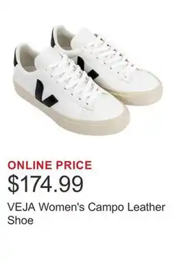 Costco VEJA Women's Campo Leather Shoe offer