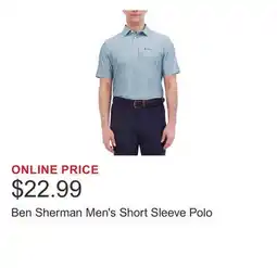 Costco Ben Sherman Men's Short Sleeve Polo offer