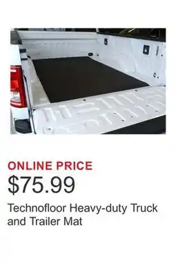 Costco Technofloor Heavy-duty Truck and Trailer Mat offer