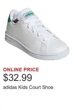 Costco adidas Kids Court Shoe offer