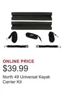 Costco North 49 Universal Kayak Carrier Kit offer