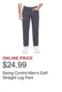Costco Swing Control Men's Golf Straight Leg Pant offer