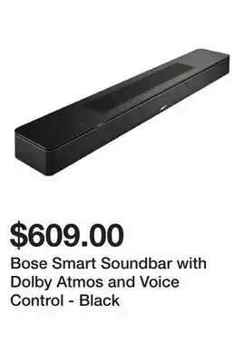 Newegg Bose Smart Soundbar with Dolby Atmos and Voice Control - Black offer