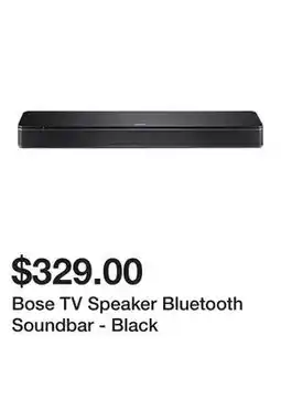 Newegg Bose TV Speaker Bluetooth Soundbar - Black offer
