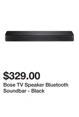 Newegg Bose TV Speaker Bluetooth Soundbar - Black offer