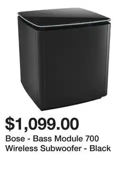 Newegg Bose - Bass Module 700 Wireless Subwoofer - Black offer