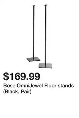 Newegg Bose OmniJewel Floor stands (Black, Pair) offer