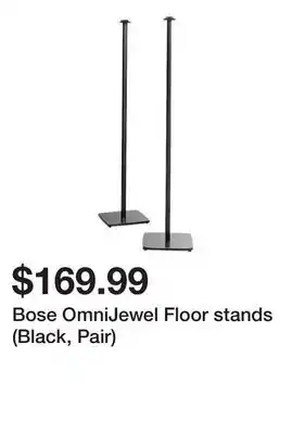 Newegg Bose OmniJewel Floor stands (Black, Pair) offer