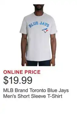 Costco MLB Brand Toronto Blue Jays Men's Short Sleeve T-Shirt offer