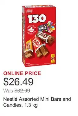 Costco Nestlé Assorted Mini Bars and Candies, 1.3 kg offer