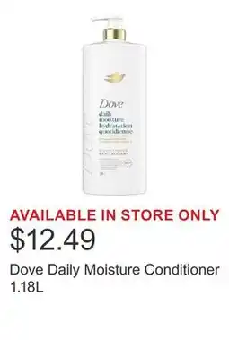Costco Dove Daily Moisture Conditioner 1.18L offer