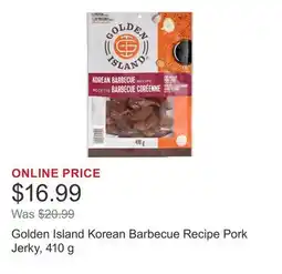 Costco Golden Island Korean Barbecue Recipe Pork Jerky, 410 g offer