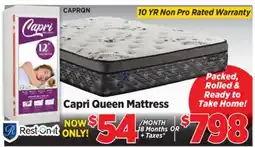 Surplus Furniture Capri Queen Mattress offer