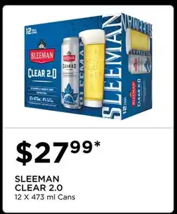 The Beer Store SLEEMAN CLEAR 2.0 offer