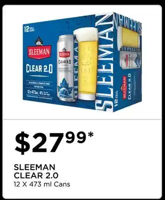 The Beer Store SLEEMAN CLEAR 2.0 offer