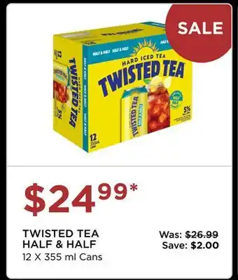 The Beer Store TWISTED TEA HALF & HALF offer