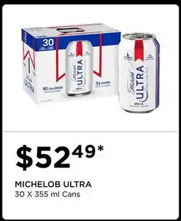 The Beer Store MICHELOB ULTRA offer