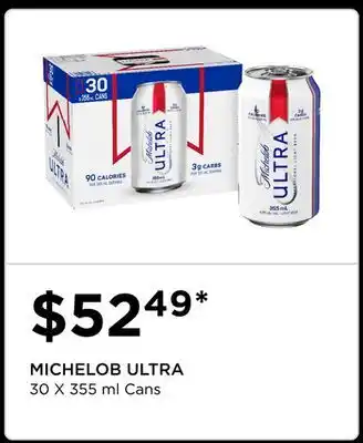 The Beer Store MICHELOB ULTRA offer