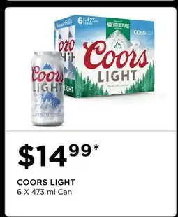 The Beer Store COORS LIGHT offer