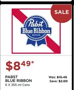 The Beer Store PABST BLUE RIBBON offer