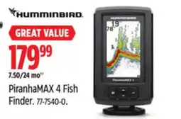Canadian Tire Humminbird PiranhaMAX 4 Fish Finder offer