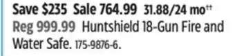 Canadian Tire Huntshield 18-Gun Fire and Water Safe offer