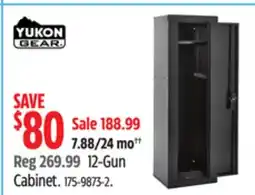 Canadian Tire Yukon Gear 12-Gun Cabinet offer