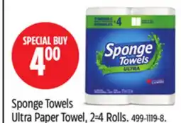 Canadian Tire Scotties Sponge Towels Ultra Paper Towel offer
