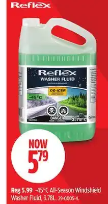 Canadian Tire 45°C All-Season Windshield Washer Fluid, 3.78L offer