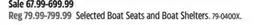 Canadian Tire Navigloo Selected Boat Seats and Boat Shelters offer