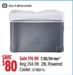 Canadian Tire Outbound 29L Powered Cooler offer