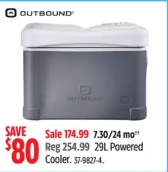 Canadian Tire Outbound 29L Powered Cooler offer