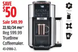 Canadian Tire DeLonghi TrueBrew Coffeemaker offer