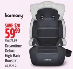 Canadian Tire Harmony Dreamtime Deluxe High-Back Booster offer