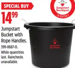 Canadian Tire Gracious-living Jumpstart Bucket with Rope Handles offer