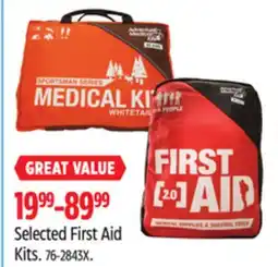 Canadian Tire Adventure Selected First Aid Kits offer