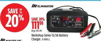 Canadian Tire Motomaster Workshop Series 15/3A Battery Charger offer