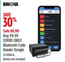 Canadian Tire Innova 3210RS OBD2 Bluetooth Code Reader Dongle offer