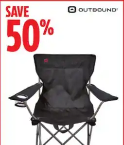 Canadian Tire Outbound Wide Back Camp Chair with Built-In Cup Holder offer