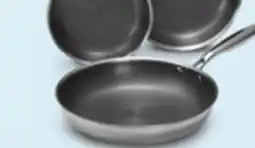 Canadian Tire The Rock Hybrid Clad 20cm, 24cm and 28cm Frypan Set offer