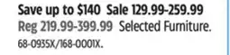 Canadian Tire Selected Furniture offer