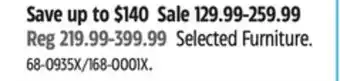 Canadian Tire Selected Furniture offer