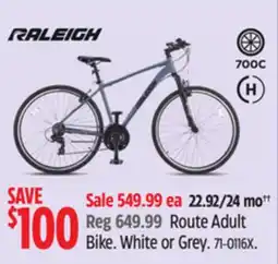 Canadian Tire Raleigh Route Adult Bike offer