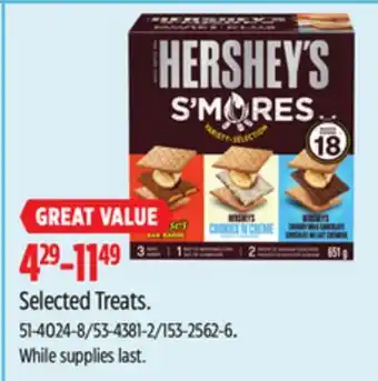 Canadian Tire Selected Treats offer